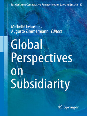 cover image of Global Perspectives on Subsidiarity